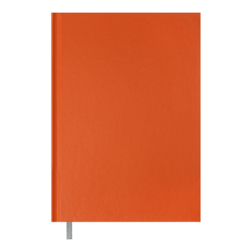 Книга записна OPTIMAL, А5, 64 арк., клітинка, помаранчева, бум вініл BM.25514101-11 фото