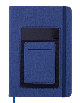 Блокнот діловий COMFORT, А5, 96 арк., лінія, синій, шт.шкіра BM.295209-02 фото