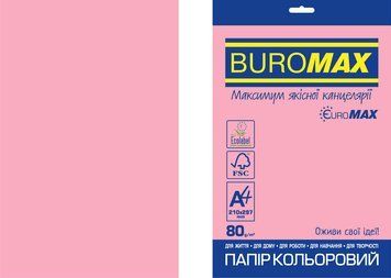 Бумага цветная Euromax А4, 80г/м2, INTENSIVE, розовая, 20л., А4, 80 г/м&sup2; BM.2721320E-10 фото