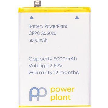 Акумулятор PowerPlant OPPO A5 2020 (BLP673) 5000mAh SM130528 фото