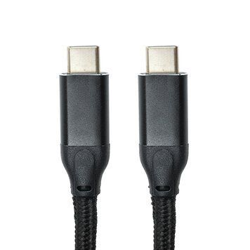 Кабель San Guan USB 3.0 Type-C - Type-C PD 60W, 3м, чорний CA914104 фото