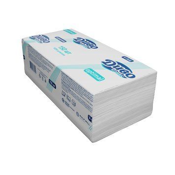 Рушник целюлозний "Диво OPTIMAL", 2-шар., 150 листів, V-склад, білий рп.дв150л фото