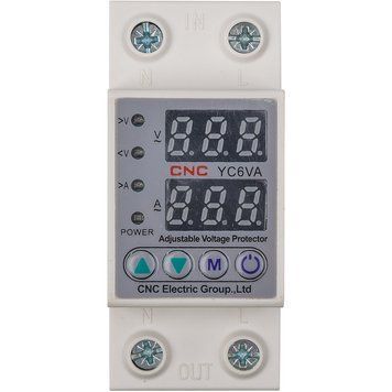 Реле контролю напруги та струму CNC YC6VA-63 EL240340 фото