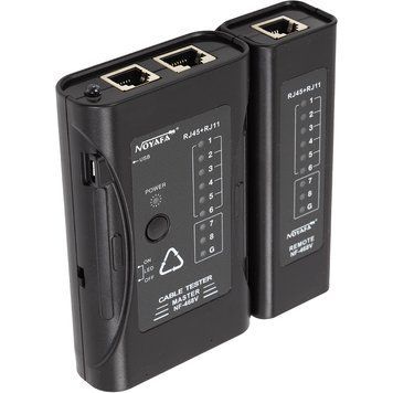 Тестер Noyafa мережевих та телефонних кабелів RJ-45, RJ-11 NF-468V фото