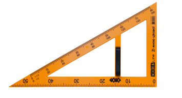 Угольник TEACHER 90&deg;/60&deg; для школьной доски 50 см, желтый, KIDS Line ZB.5638 фото