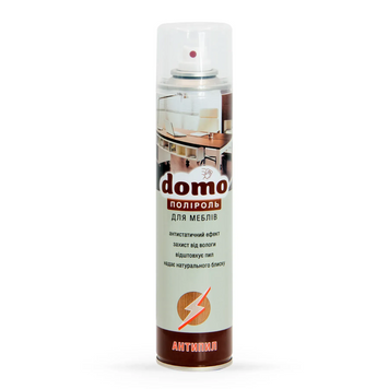 Аерозоль поліроль для меблів Domo 250мл Антипил XD11028 фото