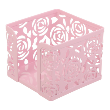 Бокс для бумаг, метеллический, ROSE, PASTEL, розовый BM.6217-10 фото
