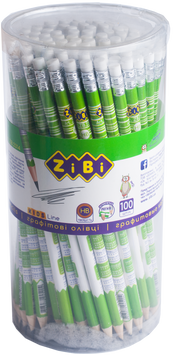 Карандаш графитовый TABLE HB, с ластиком , туба, KIDS Line ZB.2314 фото