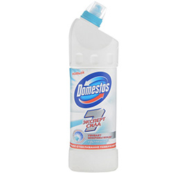 Засіб чистячий дтуалету DOMESTOS 1л Ультра Білий dm.49474 фото