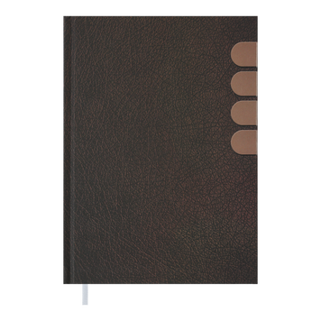 Щоденник недат. INDEX, A5, коричневий BM.2041-25 фото
