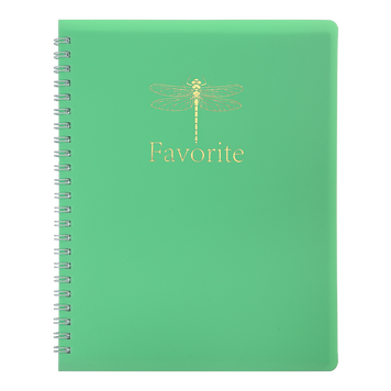 Книжка для записів FAVOURITE, PASTEL, В5, 80 арк., клітинка, пласт. обкладинка, м'ятний BM.24252150-38 фото