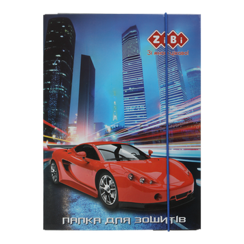 Папка для тетрадей DRIVE, картонная, на резинке B5+ (175х240х25мм), KIDS Line ZB.14962 фото