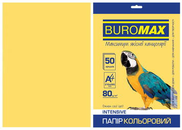 Бумага цветная INTENSIVE, золот., 50 л., А4, 80 г/м&sup2; BM.2721350-23 фото