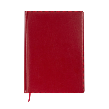 Щоденник недат. BRAVO, L2U, А4, червоний, штуч.шкіра/поролон, 336 стор BM.20970-05 фото