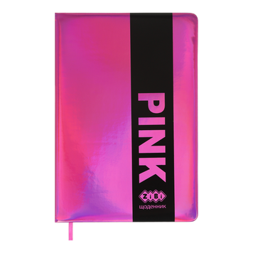 Школьный дневник PINK, В5, 48 л., тверд. обл., иск.кожа / поролон, розовый ZB.13204-10 фото