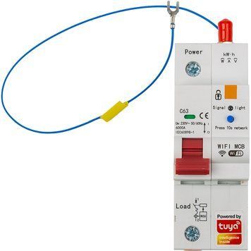 Умный автоматический выключатель Tuya Wifi SCB01, 63A HS084042 фото