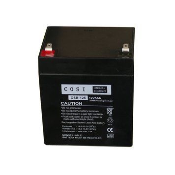 Акумулятор COSI AGM 12V 5Ah, Terminal T1 (4.75мм) (CSB-125) NV820962 фото