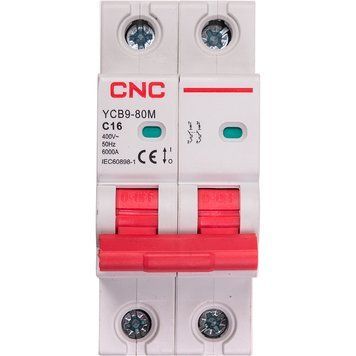 Модульний автоматичний вимикач CNC YCB9-80M 2P C16 6ka NV821495 фото