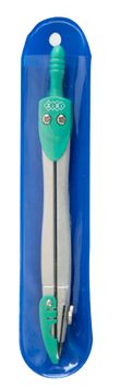 Циркуль в мягком PVC чехле, зеленый, KIDS Line ZB.5390-04 фото