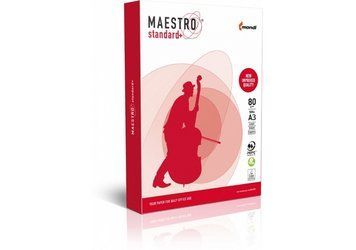 Бумага MAESTRO STANDARD+, А3, клас B, 80г/м2, 5*500 л. MS.A3.80.ST фото
