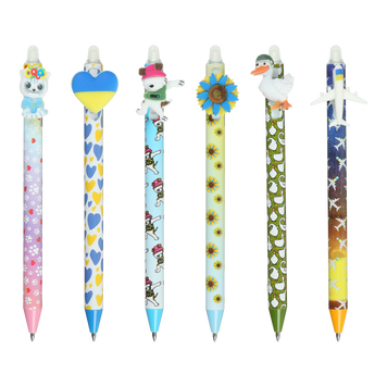 Ручка гелева "Пиши-стирай", KIDS Line. Patriot 0.5 мм, синя, KIDS Line ZB.2218-99 фото