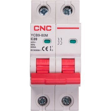 Модульний автоматичний вимикач CNC YCB9-80M 2P C20 6ka NV821501 фото