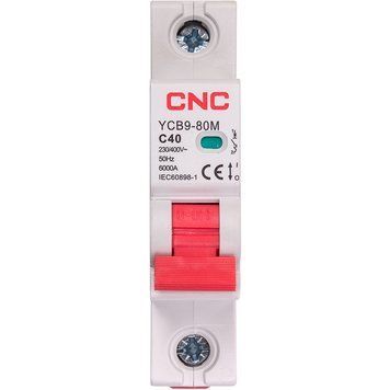 Модульний автоматичний вимикач CNC YCB9-80M 1P C40 6ka NV821464 фото