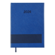 Щоденник датов. 2026 PRESTIGE, A5, синій, штуч.шкіра BM.21147-02 фото 1