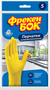 Перчатки резиновые, для мытья посуды, размер S, ФРЕКЕН БОК fb.80291 фото