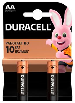 Эл.питания (батарейка) DURACELL LR6 (AA), 2штупак s.58163 фото