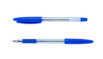 Ручка шариковая CLASSIC GRIP, 0,7 мм, пласт.корп., рез.грип, синие чернила BM.8100-01 фото