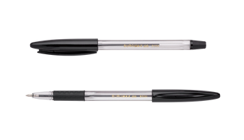 Ручка шариковая CLASSIC GRIP, 0,7 мм, пласт.корп., рез.грип, черные чернила BM.8100-02 фото