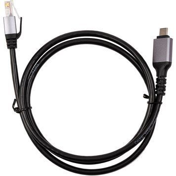 Кабель PowerPlant USB Type-C - RJ45, 1 м CA914913 фото