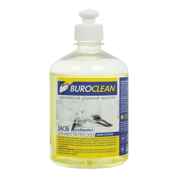 Средство для посуды BUROCLEAN EuroStandart 500 мл Лайм и мята 10700763 фото