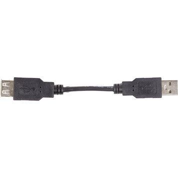 Кабель PowerPlant USB 2.0 AF &ndash; AM, 0.1м KD00AS1209 фото
