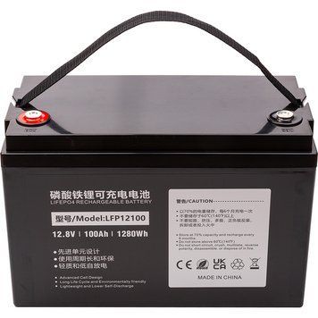 Акумулятор PowerPlant LiFePO4 12.8V 100Ah (LFP12100) NV822430 фото