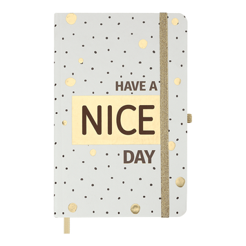 Книжка записна POSITIVO, на гумці, 136х207мм, 96 арк., кліт., офсет крем., тв.лам.обкл., біла BM.255110-12 фото