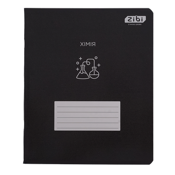 Тетрадь ученическая общая BLACK, 48л., клетка, химия, структ.лак, KIDS LINE ZB.1700-04 фото