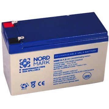 Акумулятор Nordmark AGM 12V 7Ah, Terminal T1 (4.75мм) (NMB12-7) NV820894 фото