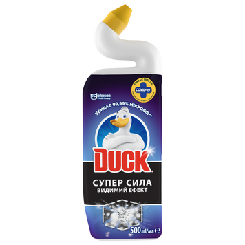 Засіб чист. дтуалету DUCK 5-в-1 500мл Видимий ефект w.04199 фото
