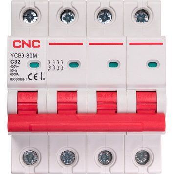 Модульний автоматичний вимикач CNC YCB9-80M 4P C32 6ka NV821624 фото