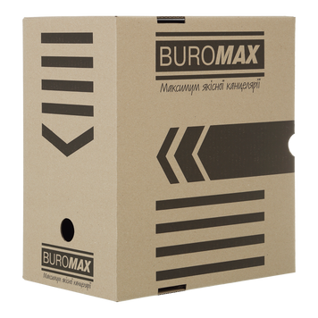 Бокс для архівації документів, JOBMAX, 200 мм, крафт BM.3263-34 фото