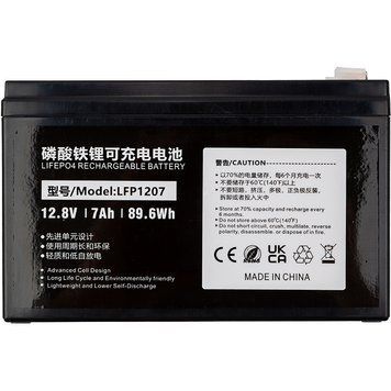 Акумулятор LiFePO4 PowerPlant 12.8V 7Ah (LFP1207) NV822560 фото