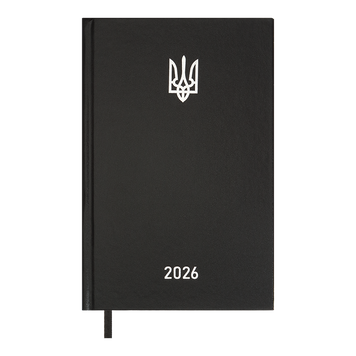 Щоденник датов. 2026 AIRY, A5, чорний, бумвініл BM.21165-01 фото