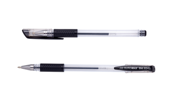 Ручка гелева FORMULA GRIP, JOBMAX, 0.7 мм, чорні чорнила BM.8349-02 фото