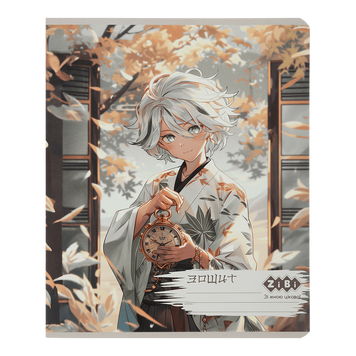 Зошит учнівський загальний ANIME, 48 арк., клітинка, KIDS LINE ZB.1704-28 фото
