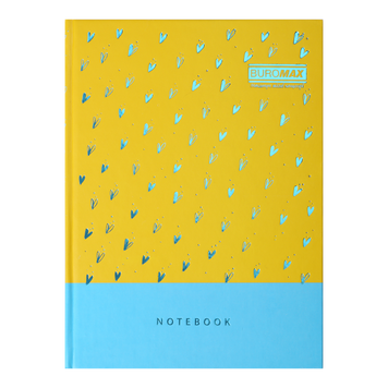 Записна книжка INTENSO, А5, 96 арк., клітинка, тверда картонна обкладинка, жовта BM.24511105-08 фото