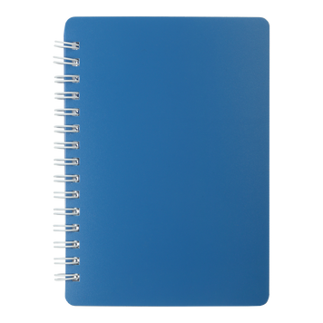 Тетрадь для записей CLASSIC, А6, 80 л., клетка, пластиковая обложка, синяя BM.2589-002 фото
