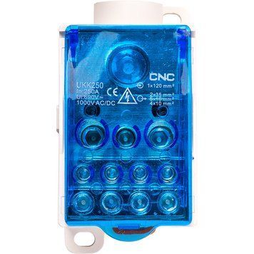 Розподільчий блок CNC FTUKK250 250A, на DIN-рейку NV821792 фото