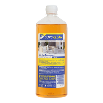 Засіб універсальний для миття підлоги та ін. поверхонь 1л Classic BUROCLEAN EuroStandart 10700504 фото